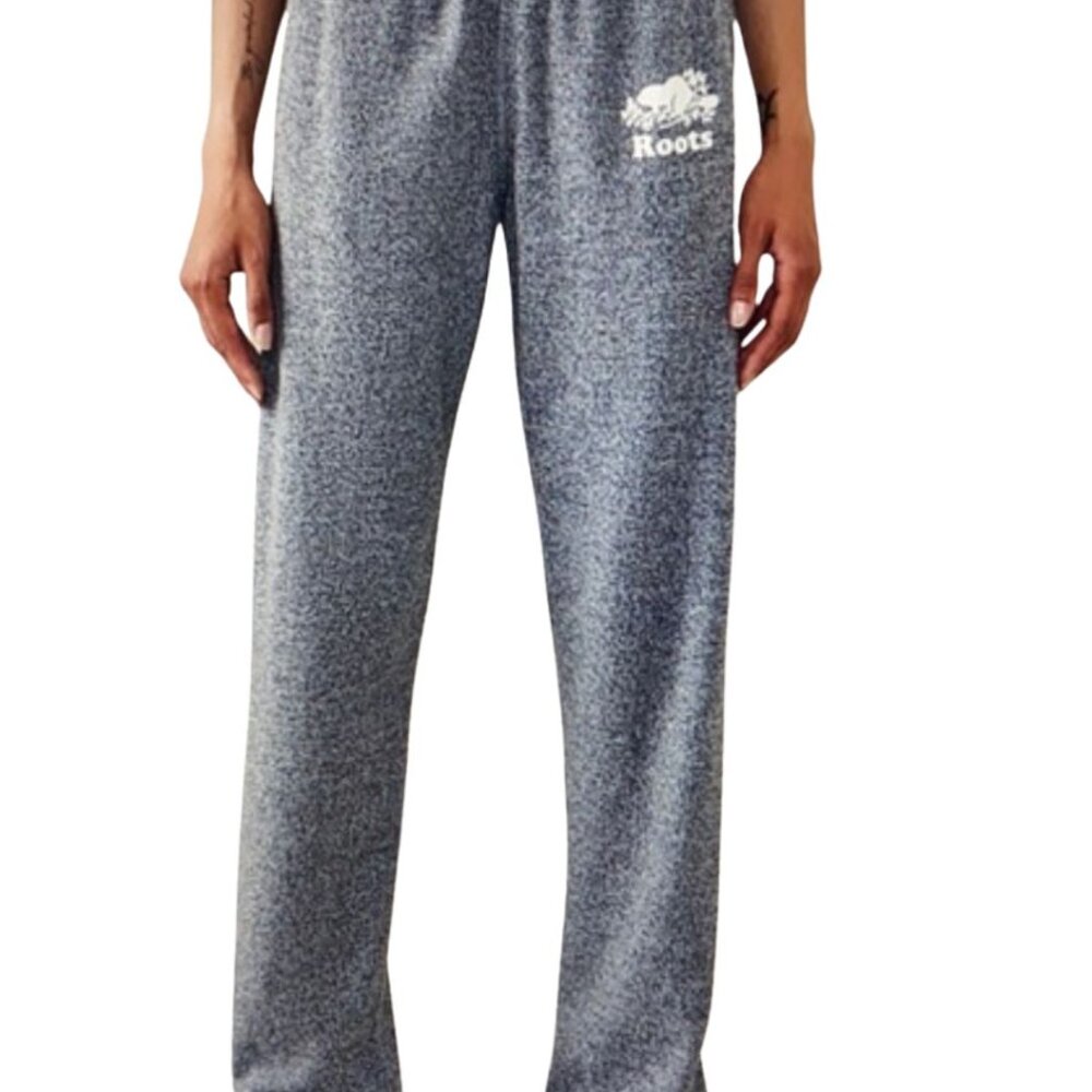 Roots Women's Size Small Salt & Pepper Sweatpants